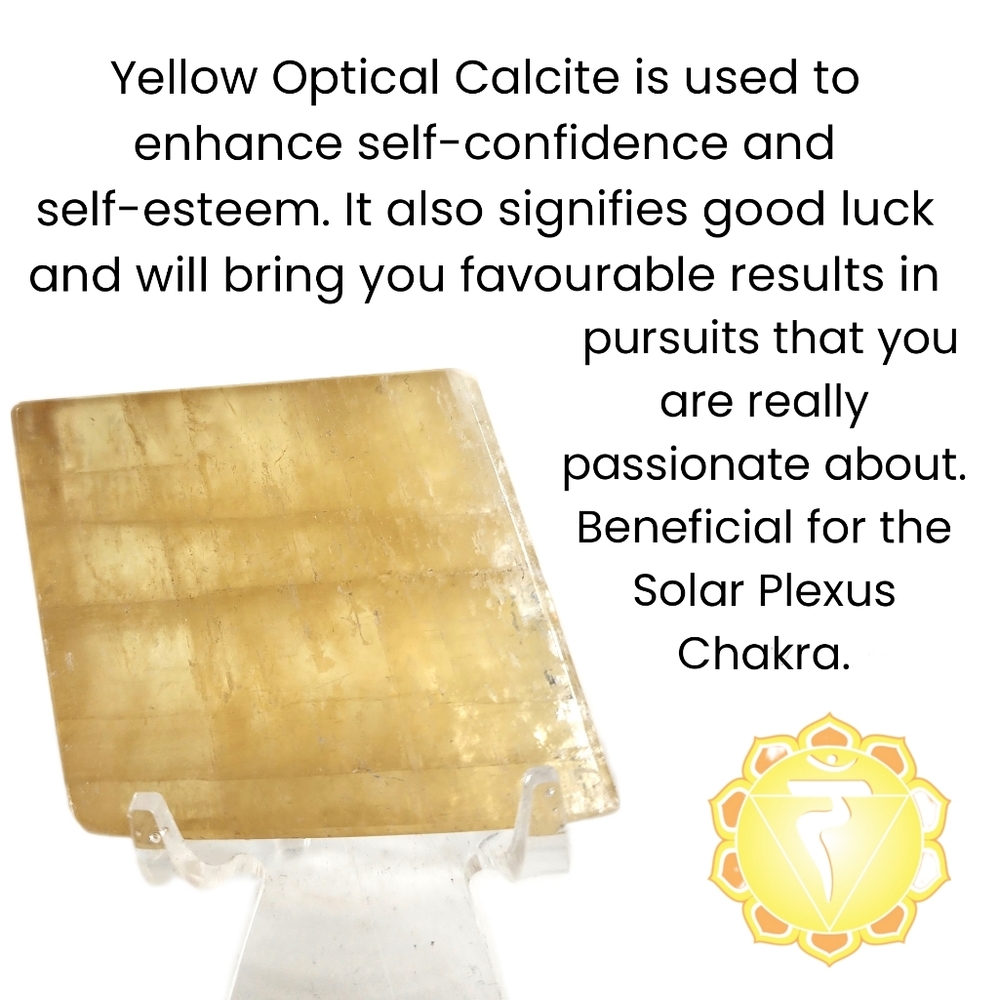 Honey Optical Calcite - Picture 3 of 5